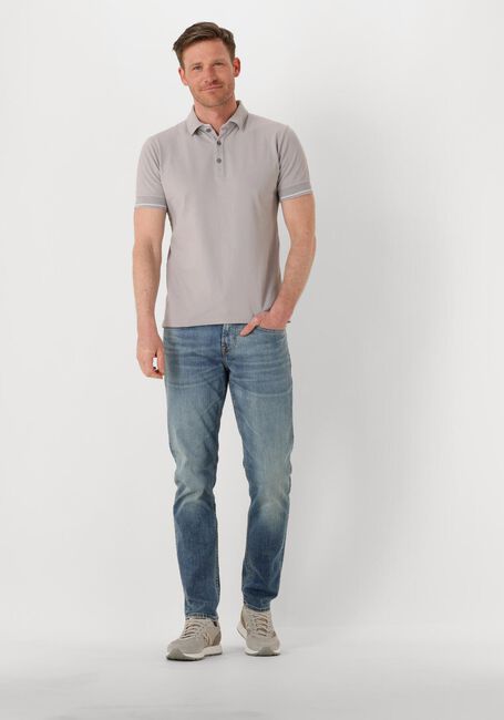 Hellgrau GENTI Polo-Shirt POLO 3 BUTTON SS J2001-1212 - large