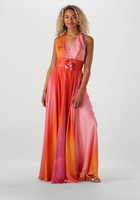 Orangene ACCESS Maxikleid 53-3378-0017 - large