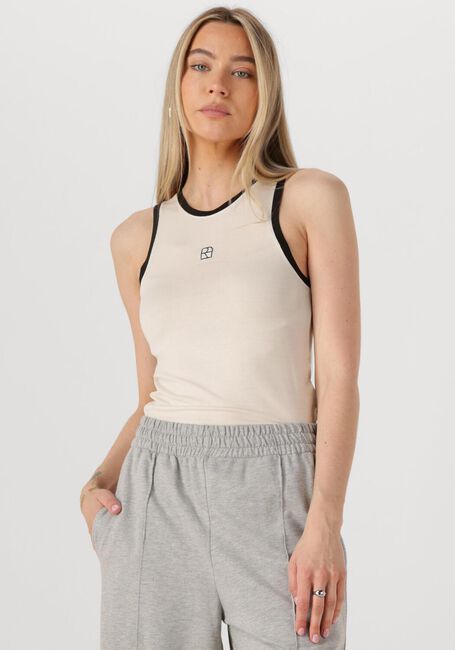 Beige ROUGE EDIT Top ROUESME S/L TANK TOP - large