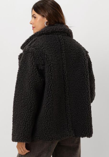Schwarze UGG Teddy-Jacke GERTRUDE SHORT TEDDY COAT - large