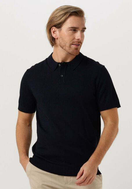 Dunkelblau SELECTED HOMME Polo-Shirt SLHTOWN SS KNIT POLO B - large