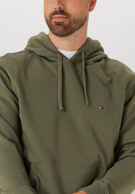 Olive TOMMY HILFIGER Sweatshirt ESSENTIAL TERRY HOODY - large