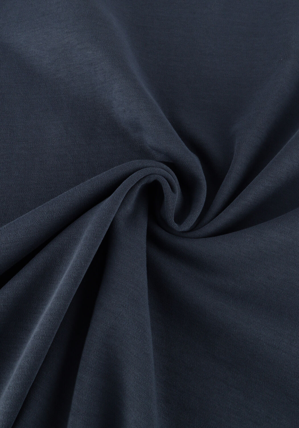 Dunkelblau CAST IRON T-shirt CREWNECK REGULAR FIT INTERLOCK ESSENTIAL - large