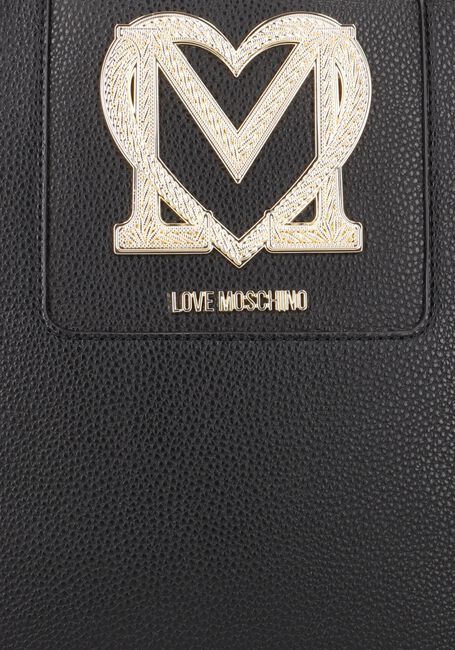 Schwarze LOVE MOSCHINO Shopper EMBROIDERED LOGO 4382 - large