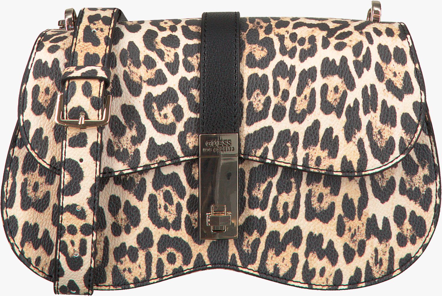 Beige GUESS ASHER SHOULDER BAG Umhängetasche Omoda