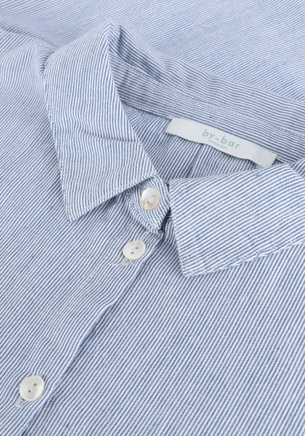 Hellblau BY-BAR Blusen NOREL PIN STRIPE BLOUSE - large