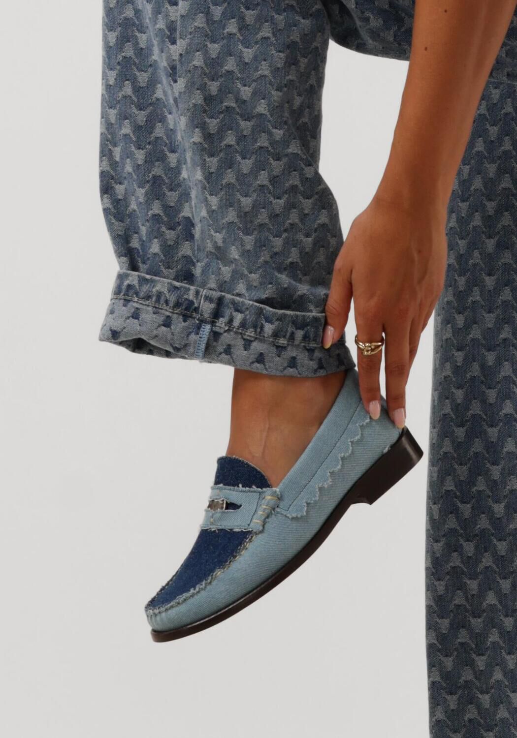 Blaue TORAL Loafer COIN - large