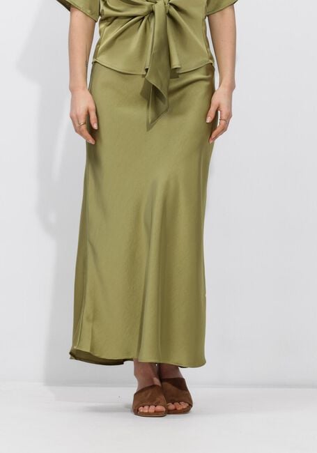 Olive NEO NOIR Maxirock VICKY HEAVY SATEEN SKIRT - large