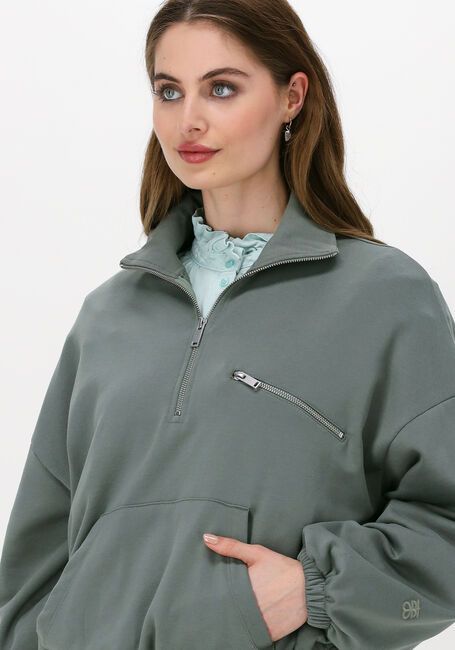 Grüne SECOND FEMALE Sweatshirt VERBENA SWEAT - large