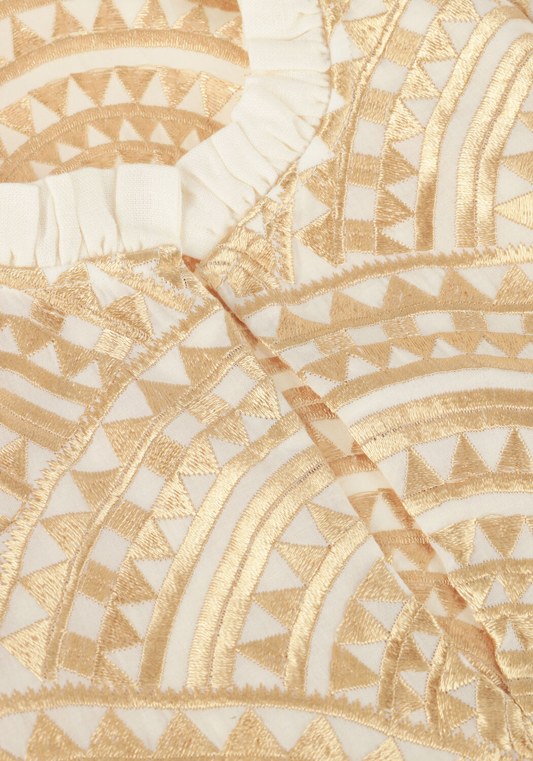 Nicht-gerade weiss GREEK ARCHAIC KORI Maxikleid 231097 - large