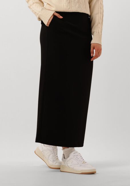 Schwarze OBJECT Midirock OBJLISA MW LONG SKIRT - large