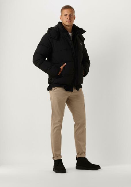 Schwarze CALVIN KLEIN Wattierte Jack ESSENTIALS NON DOWN JACKET - large