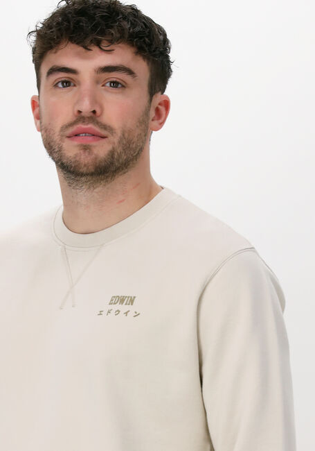 Grüne EDWIN Sweatshirt BASE CREW SWEAT - large