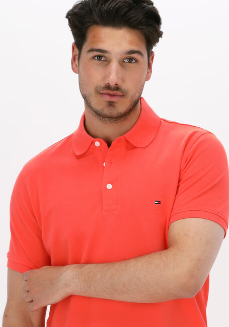 Orangene TOMMY HILFIGER Polo-Shirt 1985 SLIM POLO - large