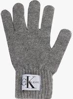 Graue CALVIN KLEIN Handschuhe J BASIC WOMEN KNITTE - medium