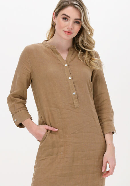 Camelfarbene KNIT-TED Midikleid REGI - large
