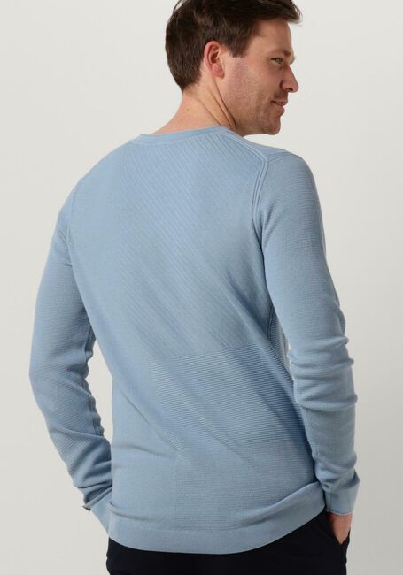 Hellblau CAST IRON Pullover CREWNECK COTTON MODAL - large