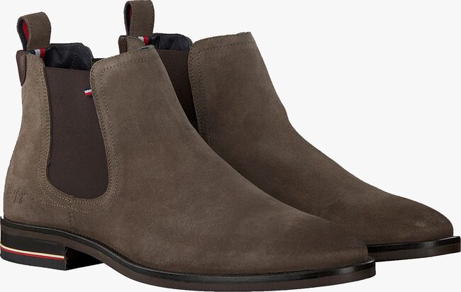 Taupe TOMMY HILFIGER Chelsea Boots SIGNATURE HILFIGER CHELSEA - large