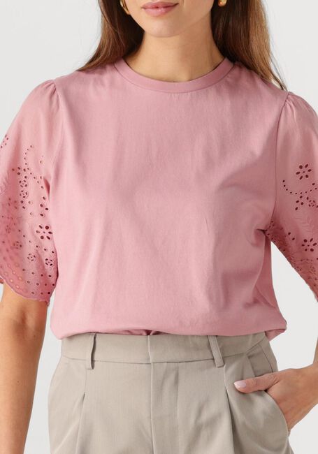 Rosane Y.A.S. T-shirt YASLEX SS TOP W. EMB SLEEVES S. NOOS - large