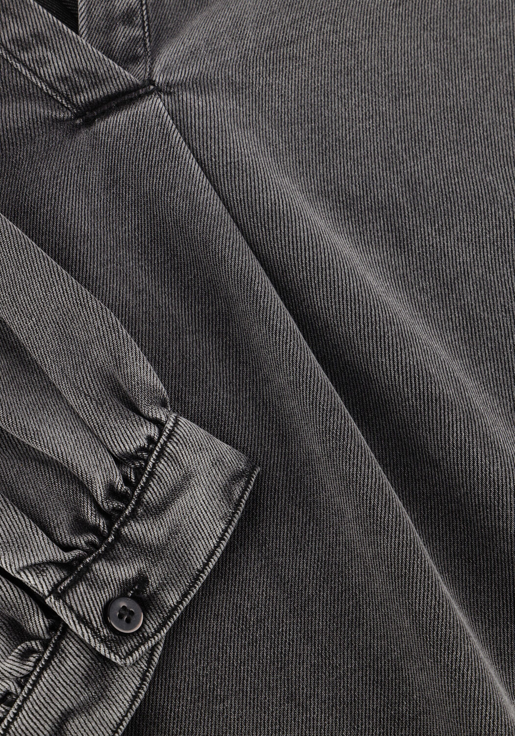 Dunkelgrau SIMPLE Blusen WV-TENCEL-TWILL-25-3 - large