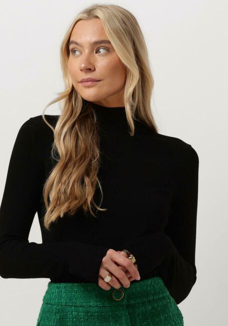 Schwarze MINUS Rollkragenpullover MSLANA ROLL KNIT PULLOVER - large