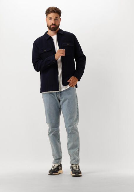 Blaue ANERKJENDT Overshirt AKHANKY HEAVY TWILL OVERSHIRT - large