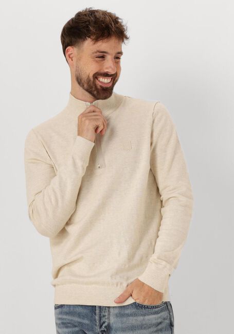 Beige BUTCHER OF BLUE Pullover LT CLIFDEN HALF ZIP - large