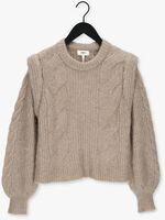 Taupe OBJECT Pullover PEACHES KNIT PULLOVER