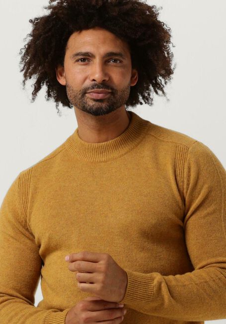 Gelbe ANERKJENDT Pullover AKRICO LAMBSWOOL KNIT - large