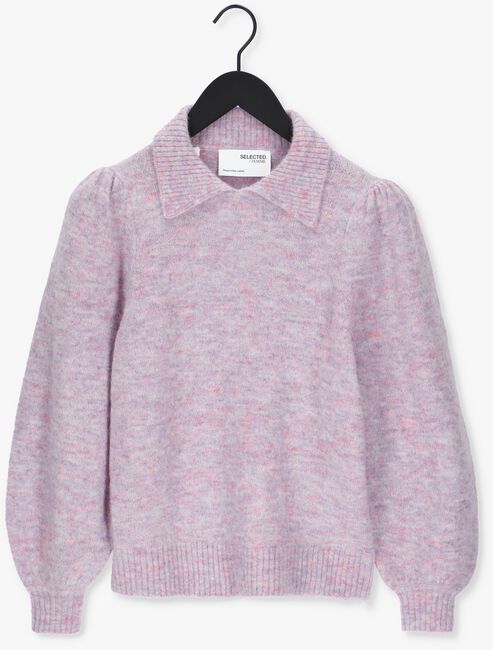 Lila SELECTED FEMME Pullover SLFSIA-LOUISA LS KNIT POLO B - large