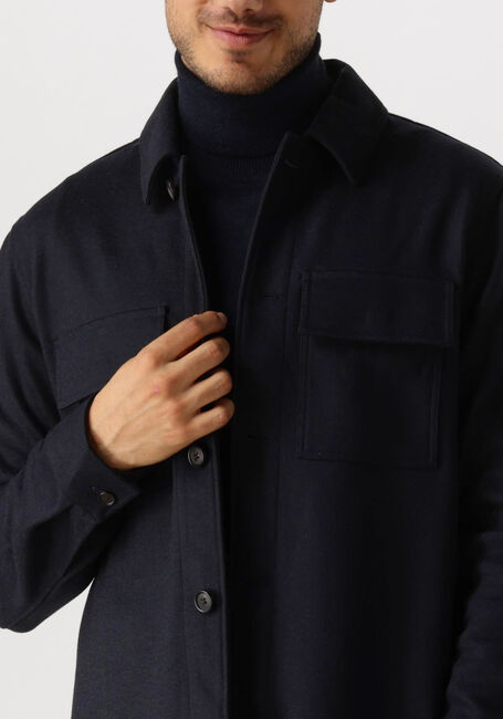 Blaue PROFUOMO Overshirt OVERSHIRT KNITTED - large