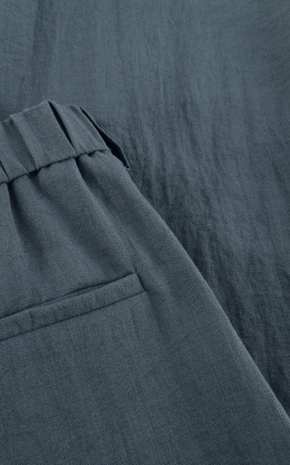 Petrol OBJECT Weite Hose OBJRINI MW LO WIDE PANT - large