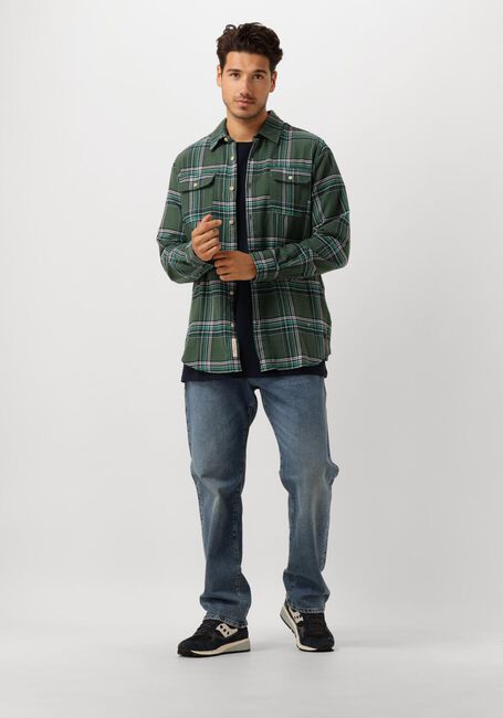 Grüne SCOTCH & SODA Overshirt REGULAR FIT MULTICOLOURED FLANNEL CHECK - large