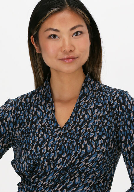 Blaue JANSEN AMSTERDAM Top TOP W/BAND - large