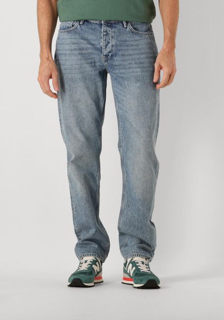 Blaue PURE PATH Straight leg jeans THE ERIC REGULAR FIT JEANS - large