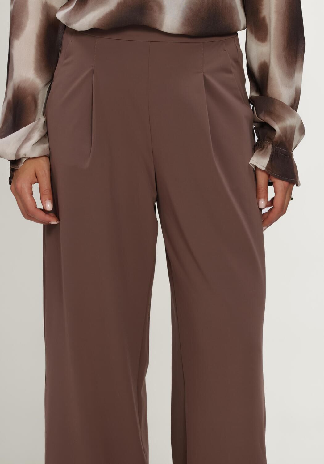 Braune JAPAN TKY Weite Hose KONA LONG - large