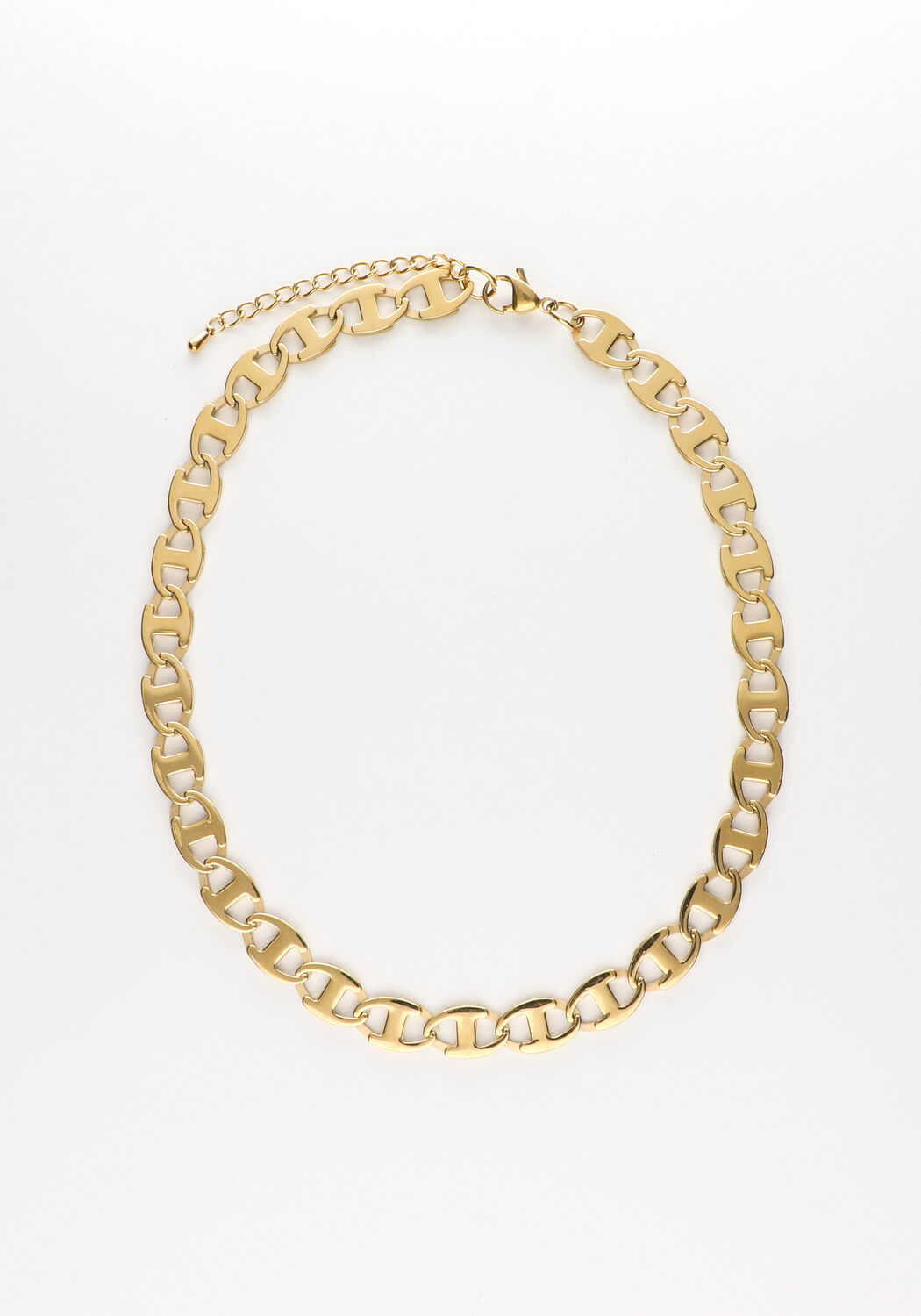 Goldfarbig NOTRE-V Kette KETTING SCHAKEL #5