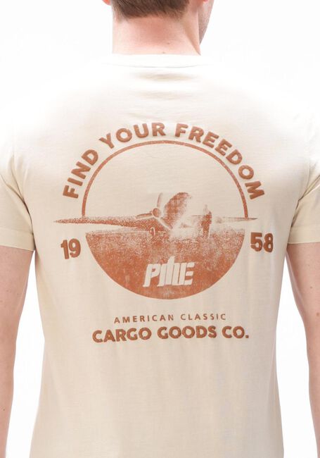 Beige PME LEGEND T-shirt GD SPRAY SINGLE JERSEY - large