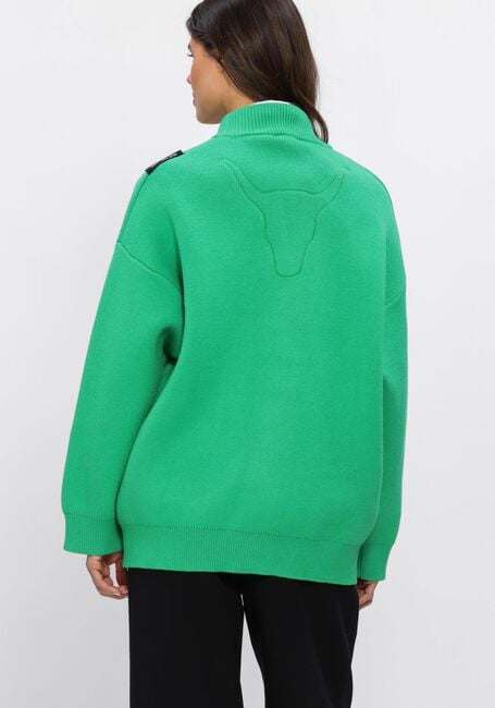 Gr&uuml;ne ALIX THE LABEL Strickjacke LADIES KNITTED HEAVY CARDIGAN - large