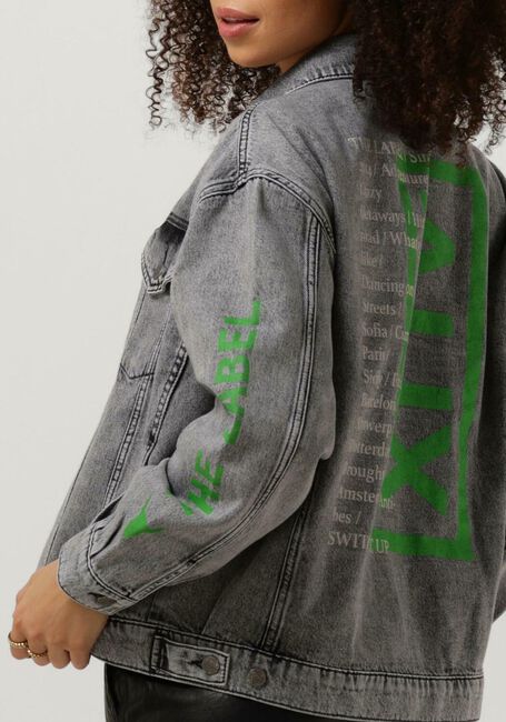 Graue ALIX THE LABEL Jeansjacke LADIES WOVEN DENIM JACKET - large