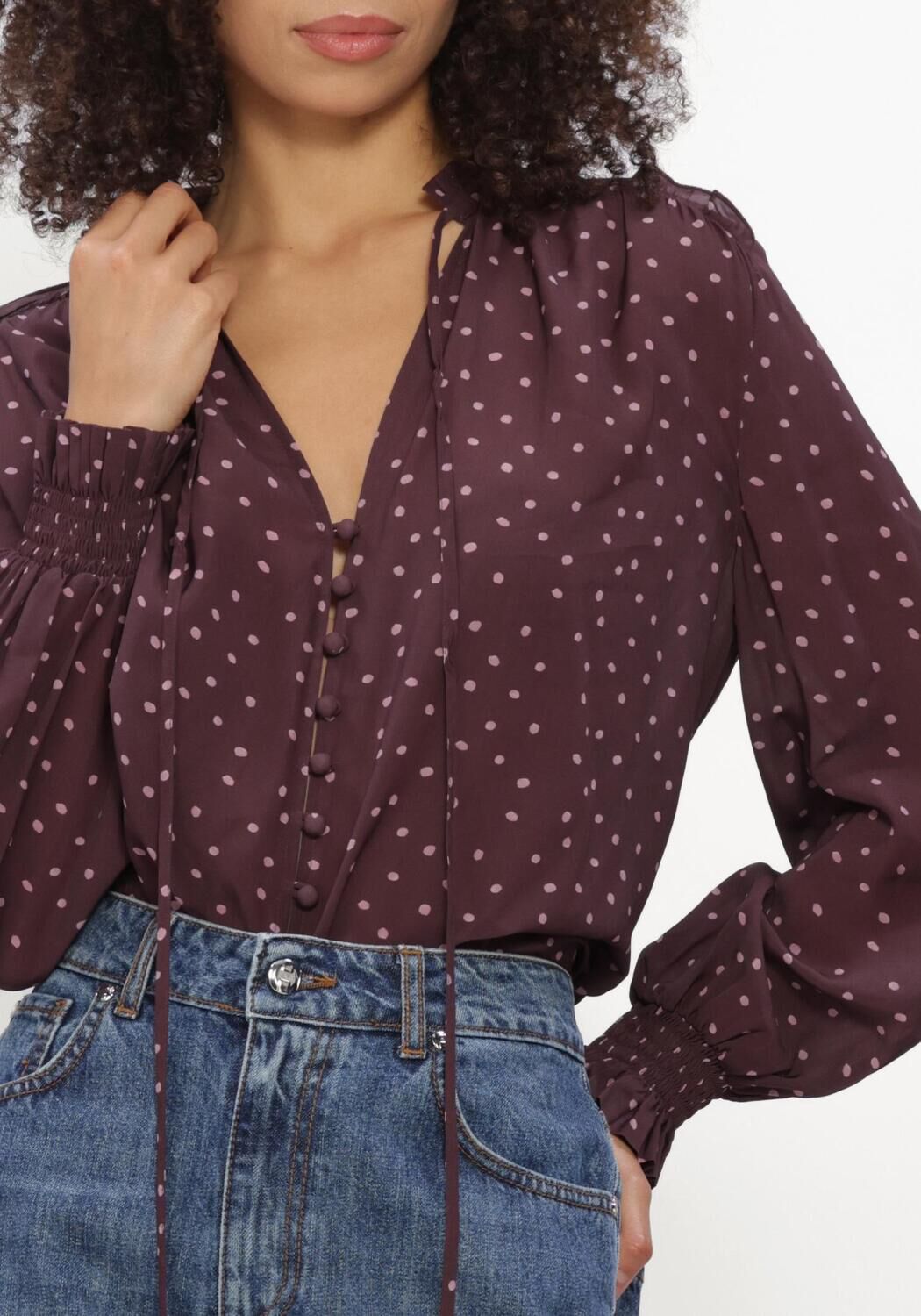 Bordeaux SILVIAN HEACH Blusen BLOUSE ORINTA - large