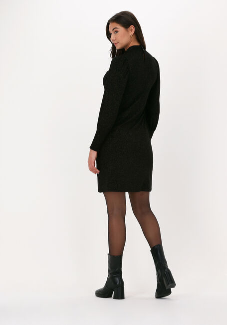 Schwarze JANSEN AMSTERDAM Minikleid DRESS SMOCK SLEEVES - large
