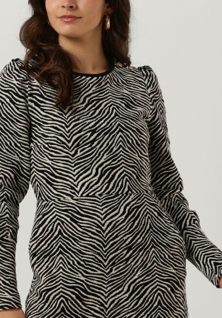 Schwarze VANILIA Minikleid ZEBRA GOLD MINI - large