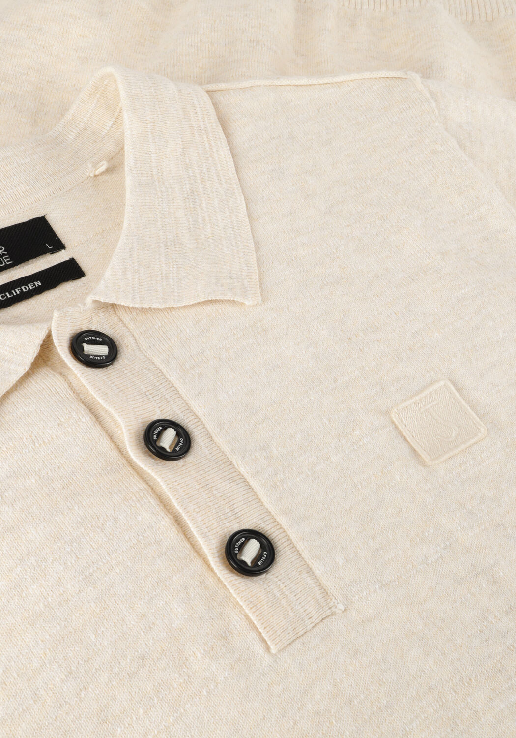 Beige BUTCHER OF BLUE Polo-Shirt LT CLIFDEN POLO - large