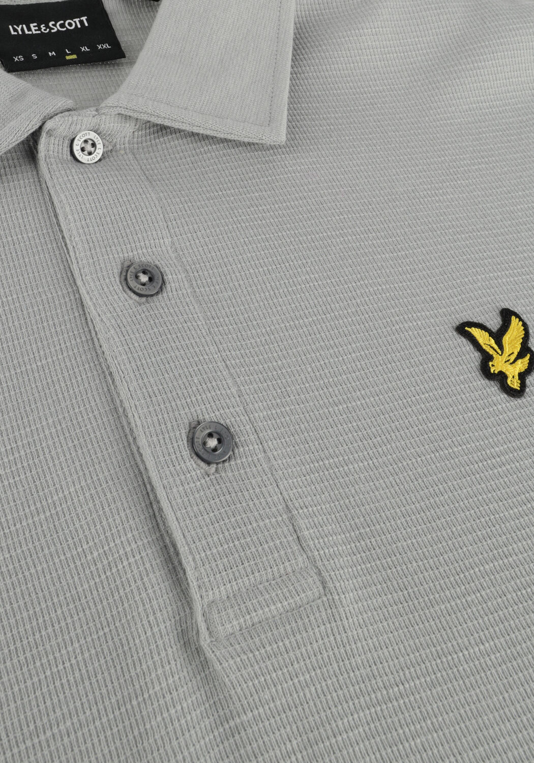 Graue LYLE & SCOTT Polo-Shirt MILANO TRIM POLO SHIRT - large