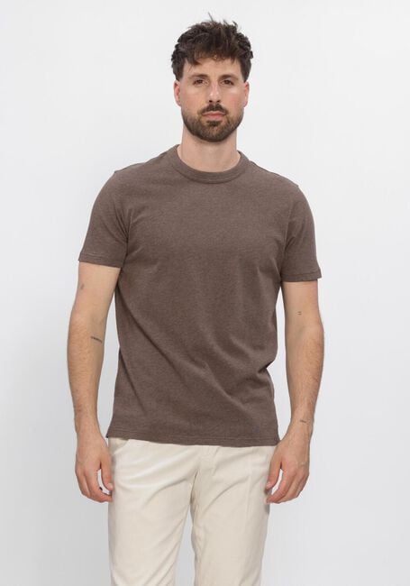 Braune PROFUOMO T-shirt T-SHIRT CREW NECK JERSEY - large