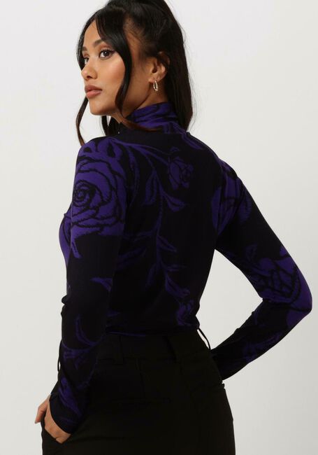 Lilane JANSEN AMSTERDAM Tops & T-shirts VBF101 JERSEY PRINT TOP WITH WRINKLING AT TURTLE NECK - large