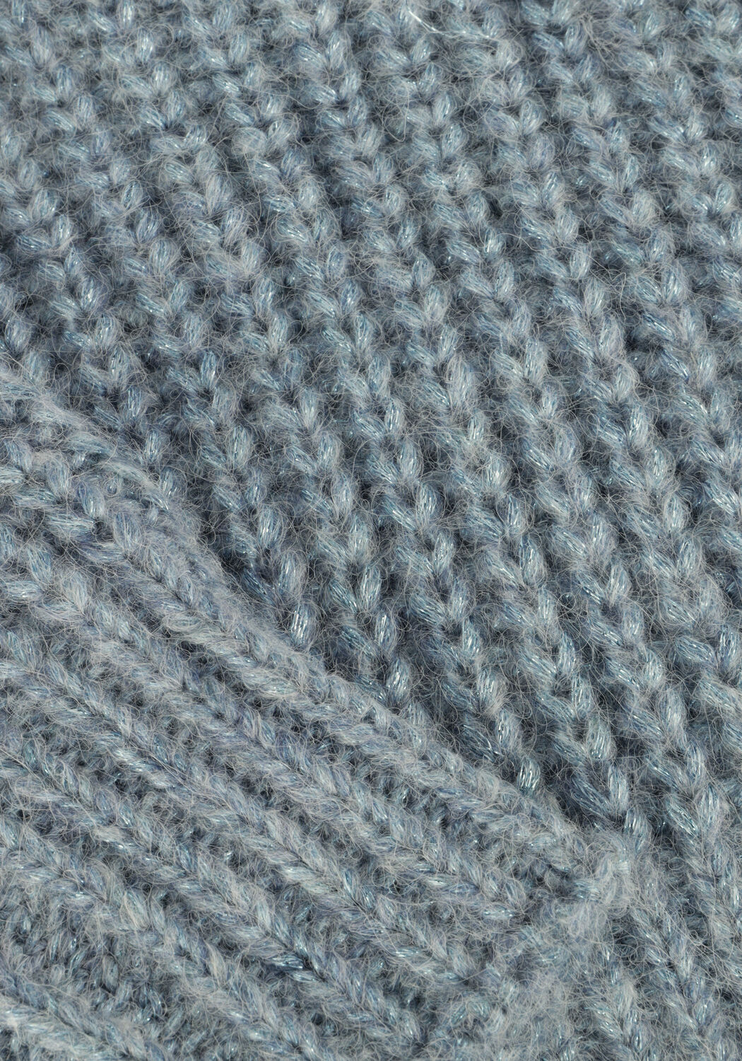 Blaue LIKE FLO Pullover DORA KNITTED SWEATER - large