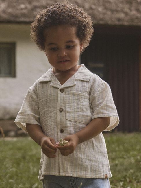 Wei&szlig;e LIL' ATELIER Casual-Oberhemd NMMHAGI SS LOOSE SHIRT LIL - large