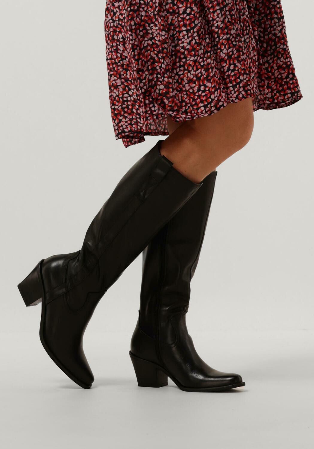 Schwarze NOTRE-V Hohe Stiefel 03-221 - large